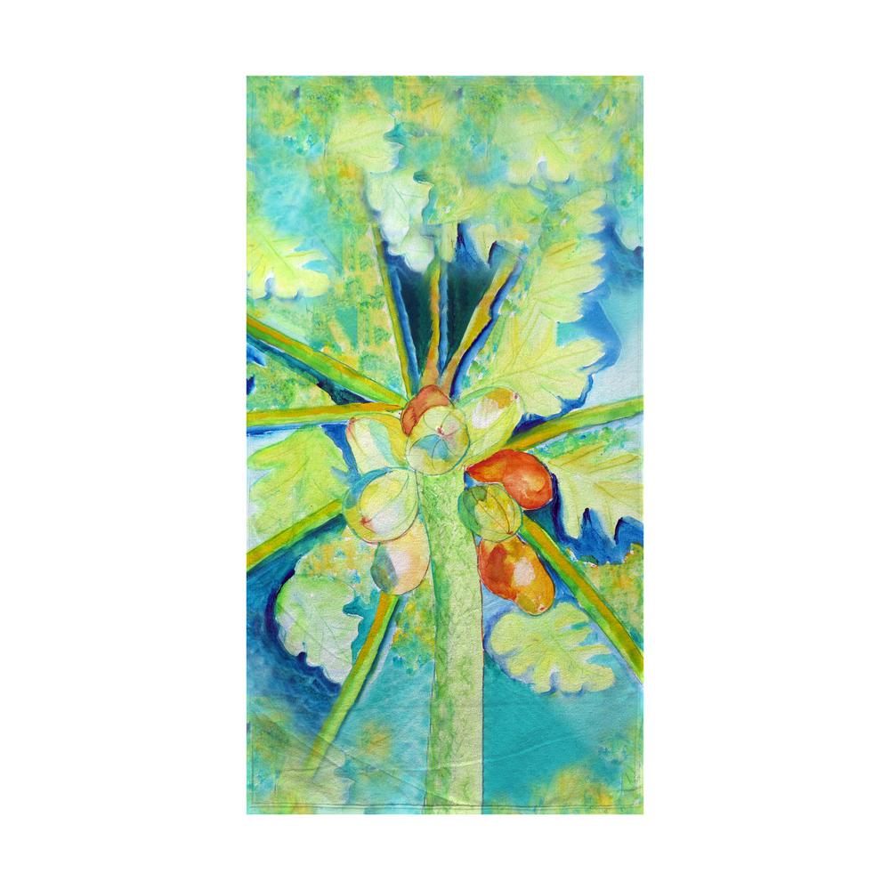 Big Cocoa Nuts Beach Towel. Picture 1