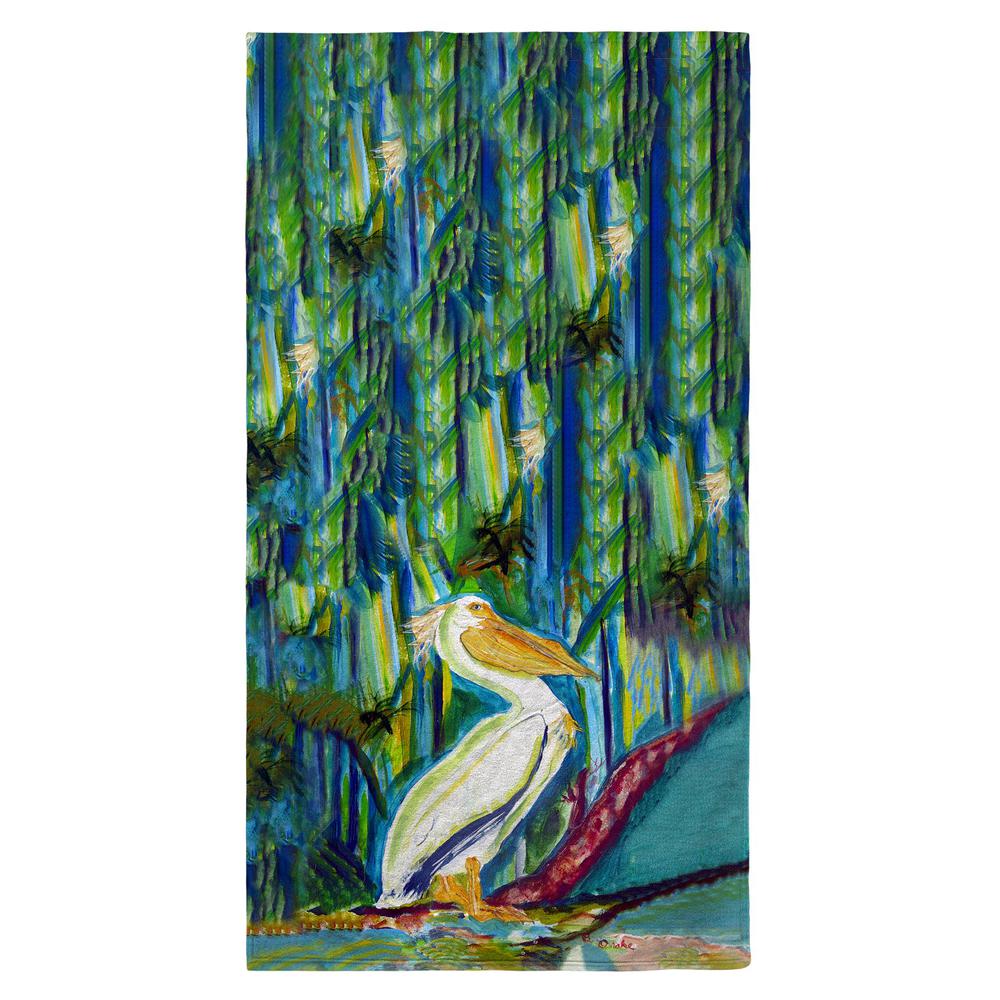 King Pelican II Beach Towel. Picture 1