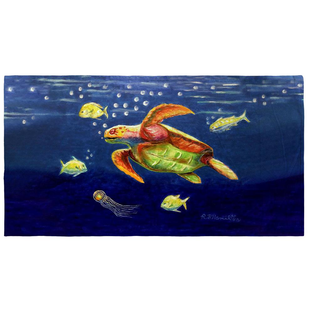 Dick's Sea Turtle Beach Towel. Picture 1