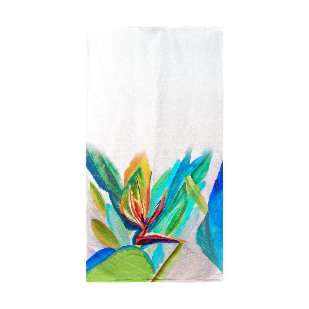 Bird of Paradise Beach Towel. Picture 1
