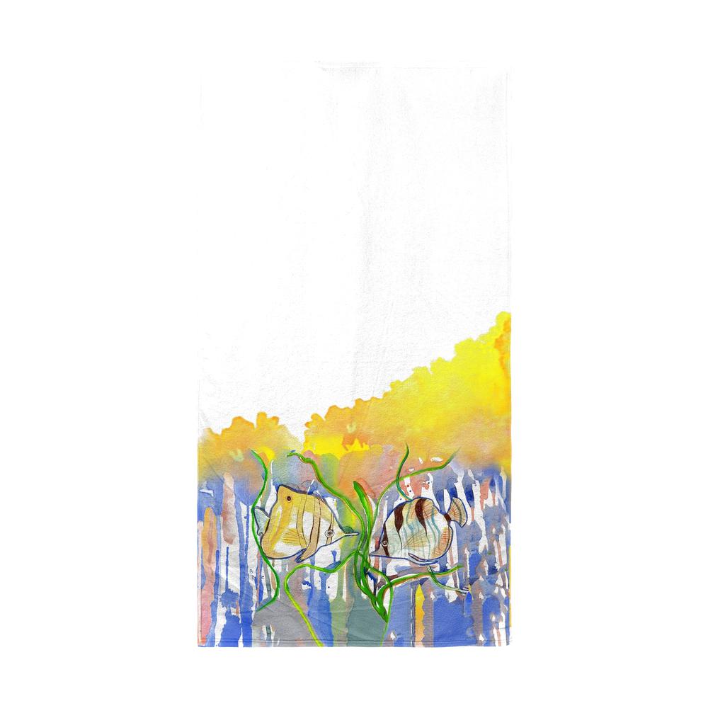 Angel Fish Beach Towel. Picture 1