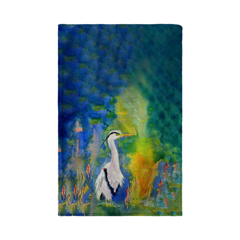 D&B's Blue Heron Beach Towel. Picture 1