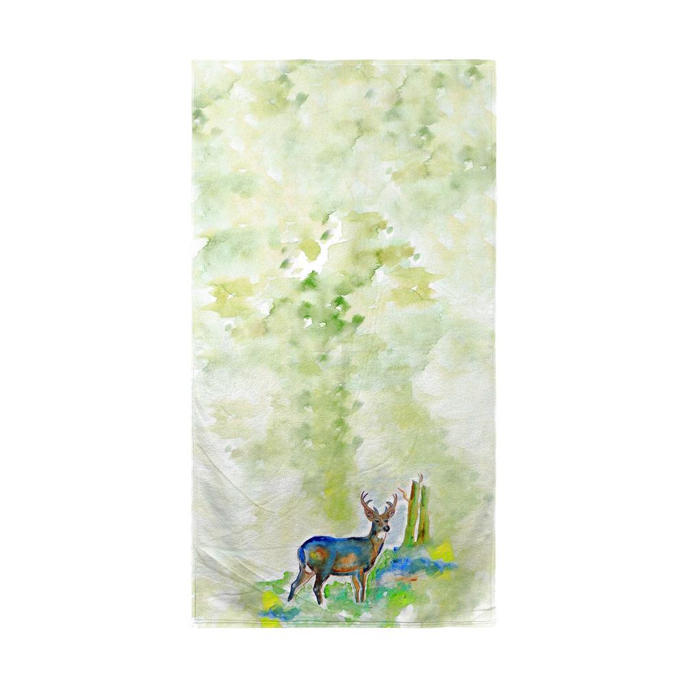 Betsy's Deer Beach Towel. Picture 1