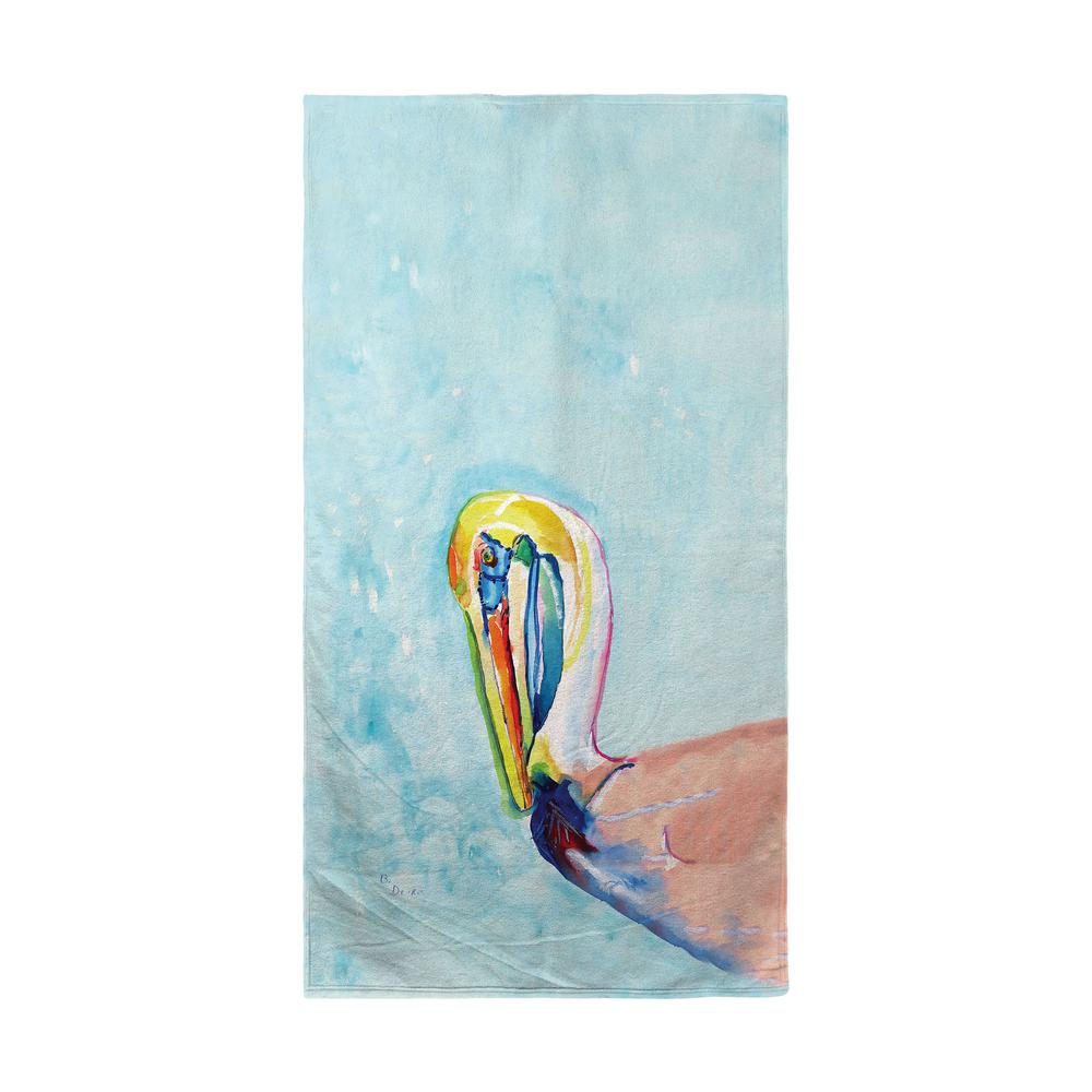 Pelican Head Beach Towel. Picture 1