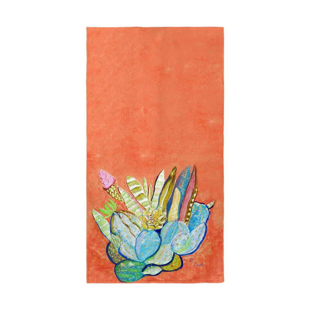 Cactus Beach Towel. Picture 1