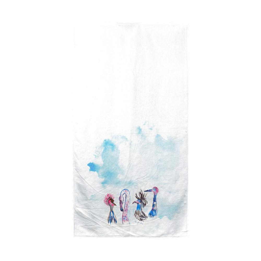 Loony Birds Beach Towel. Picture 1