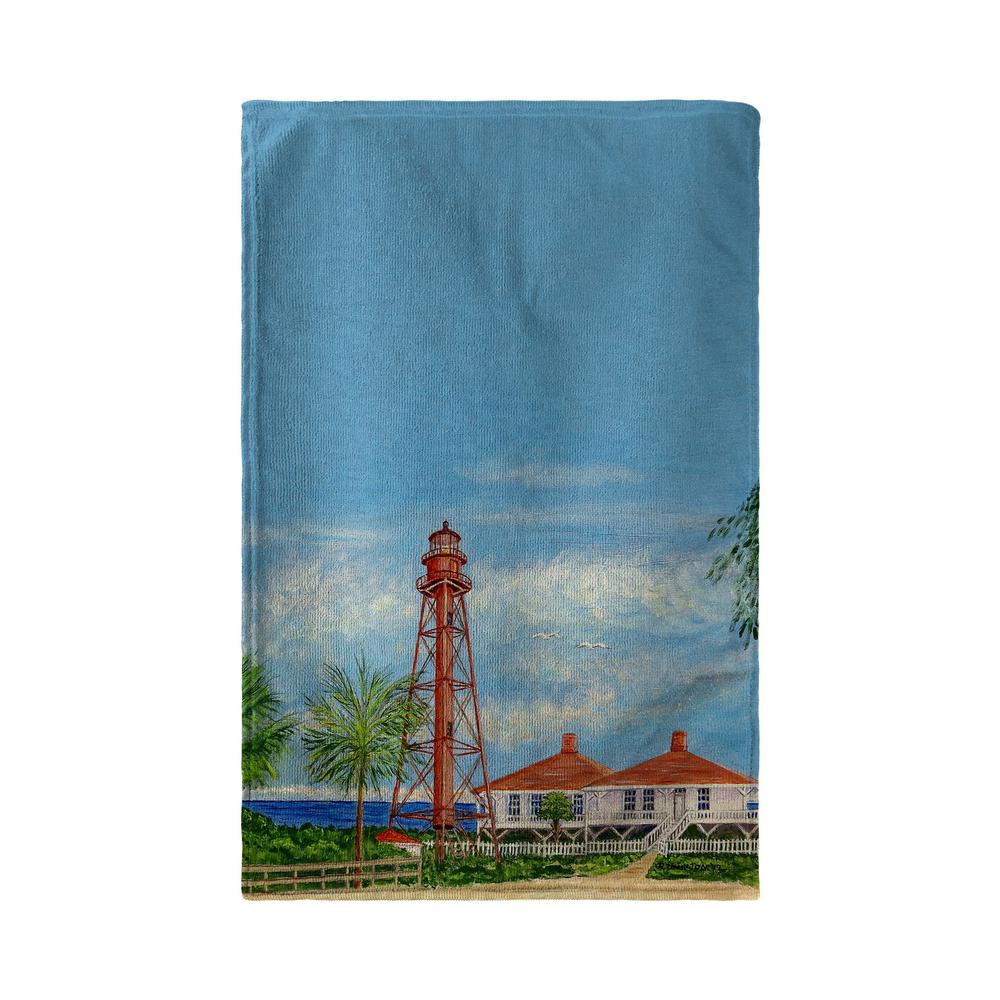 Sanibel Lighthouse, FL Beach Towel. Picture 1