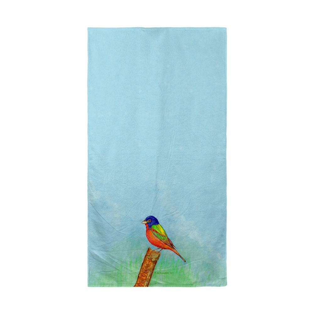 Painting Bunting Beach Towel. Picture 1