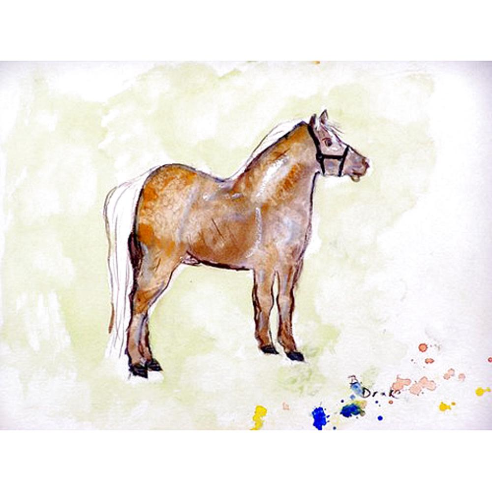 Shetland Pony Beach Towel. Picture 1