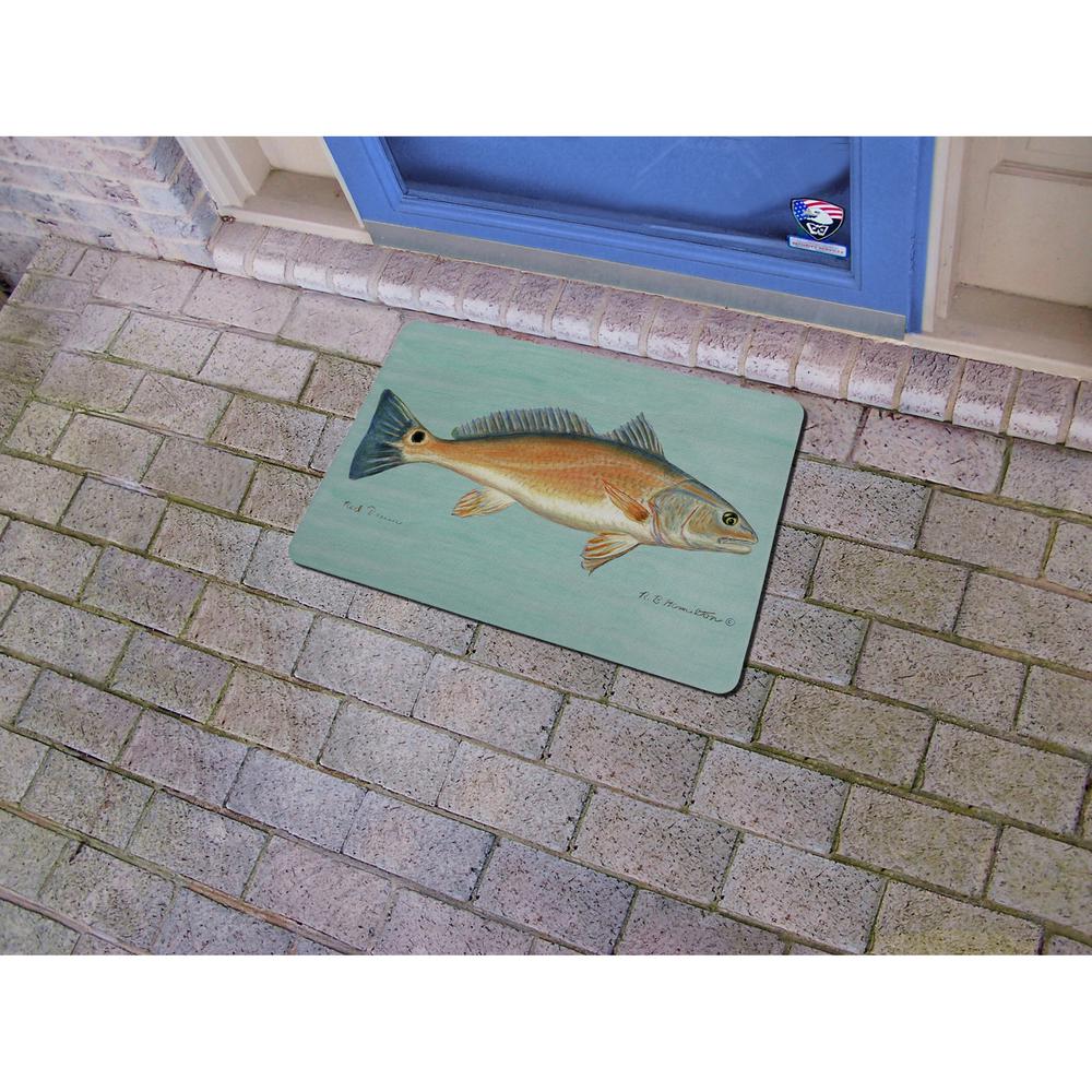 Red Drum Door Mat 18x26. Picture 2