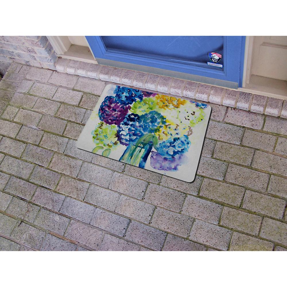 Betsy's Hydrangea Door Mat 18x26. Picture 2