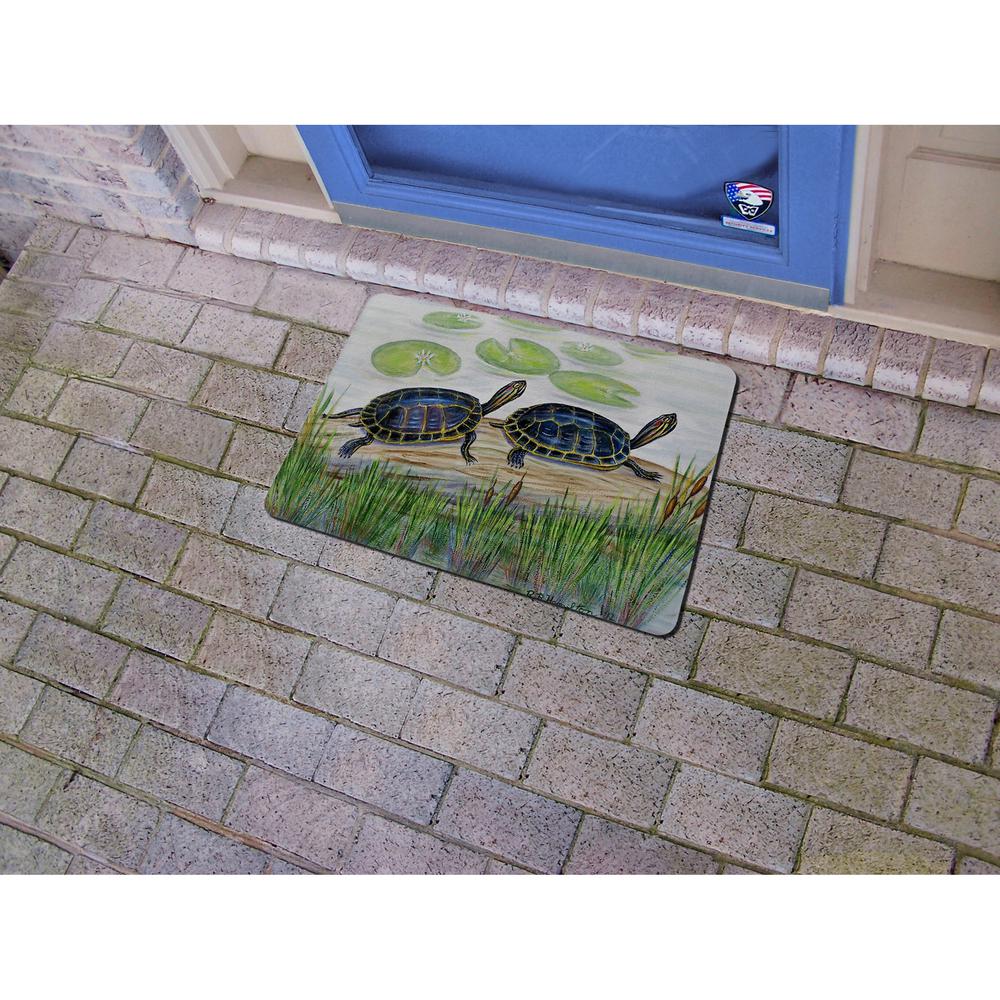 Two Turtles Door Mat 18x26. Picture 2