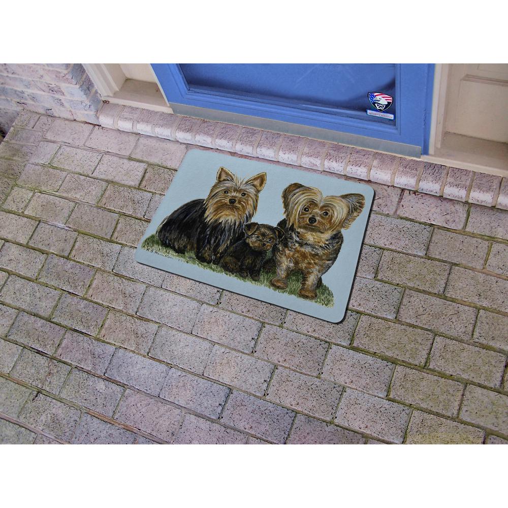 Yorkies Door Mat 18x26. Picture 2