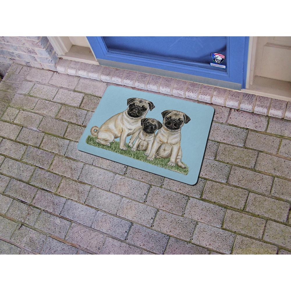Pugs Door Mat 18x26. Picture 2
