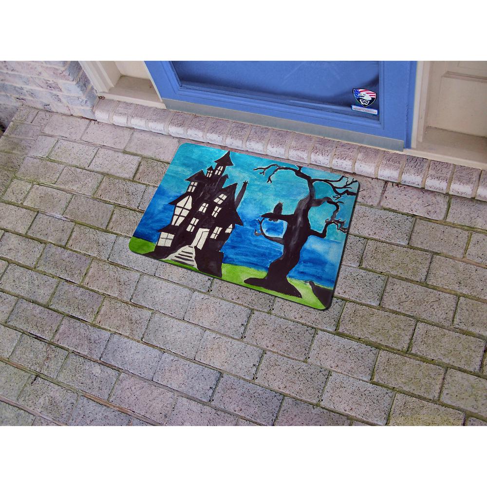 Haunted House Door Mat 18x26. Picture 2