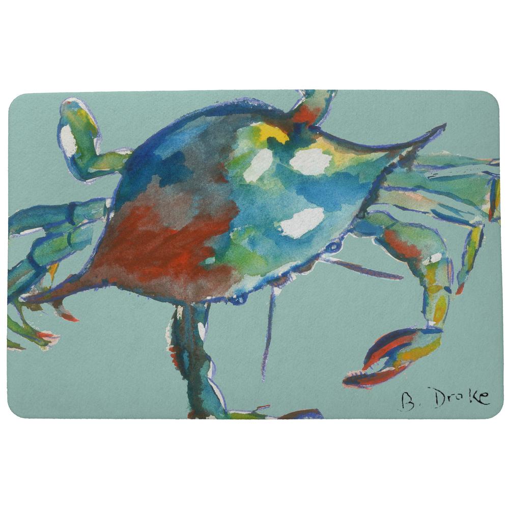 Betsy's Crab Door Mat 18x26. Picture 1