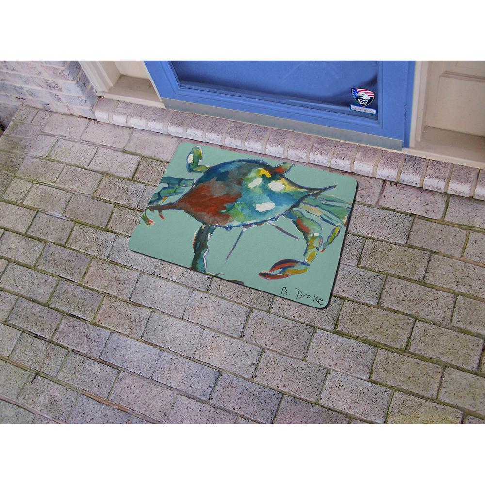 Betsy's Crab Door Mat 18x26. Picture 2