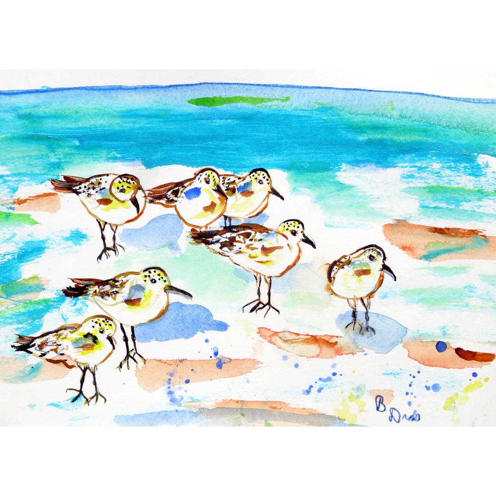 Seven Sanderlings Door Mat 18"x26". Picture 1