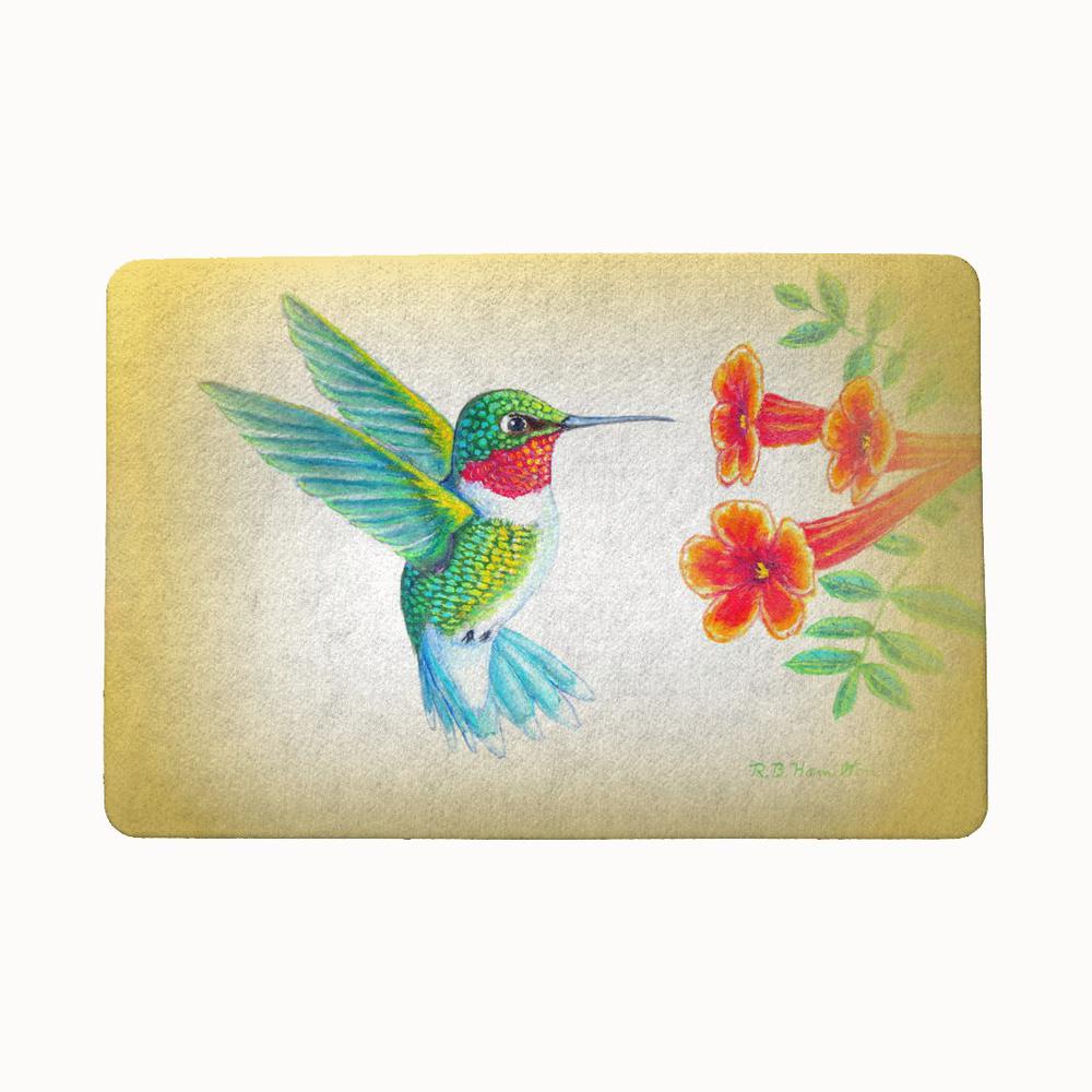 Dick's Hummingbird Door Mat 18x26. Picture 1