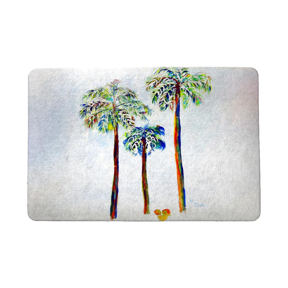 Three Palms Door Mat 18x26. Picture 1