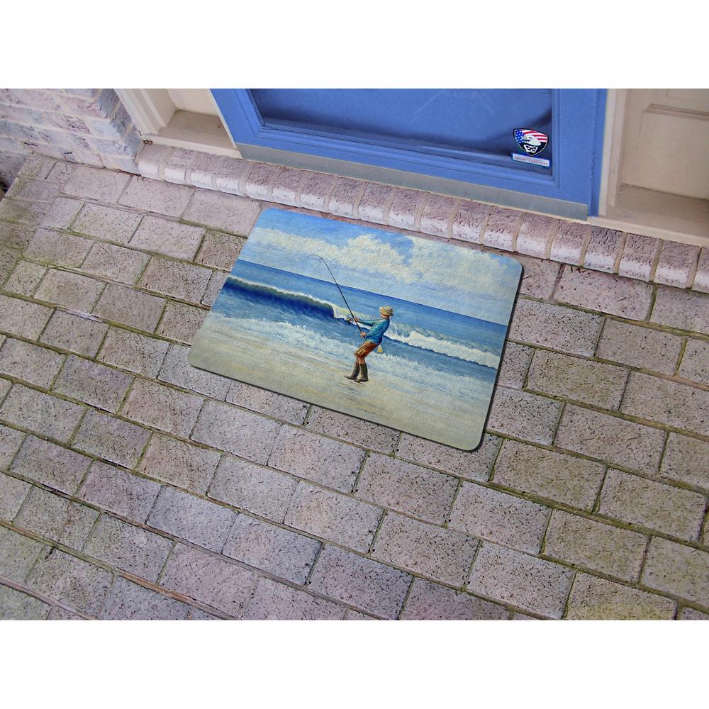 Surf Fishing Door Mat 18x26. Picture 2