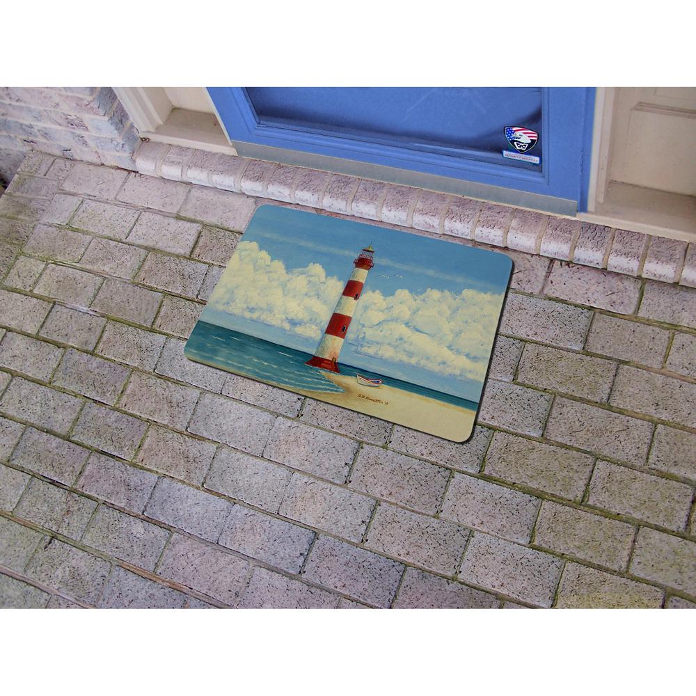 Morris Island and Lighthouse, SC Door Mat 18x26. Picture 2