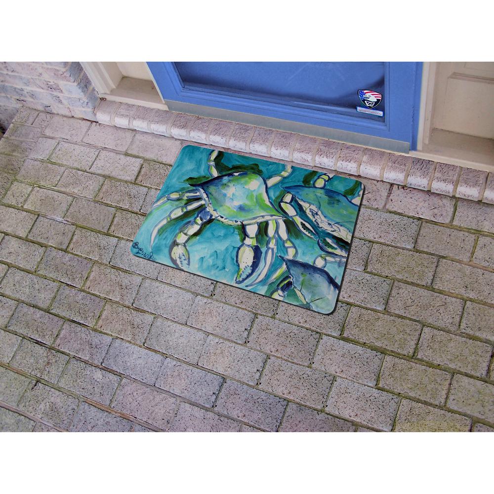White Crabs Door Mat 18x26. Picture 2