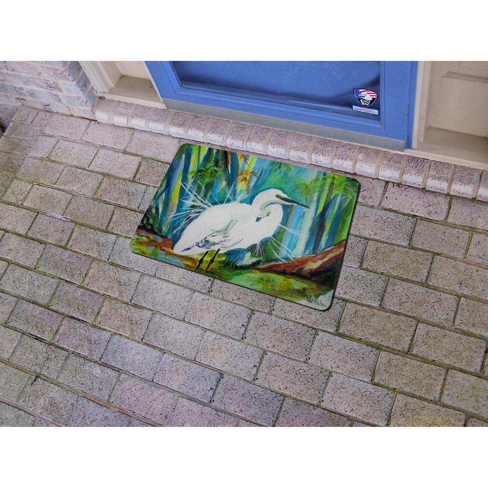 Acrylic Egret Door Mat 18x26. Picture 2