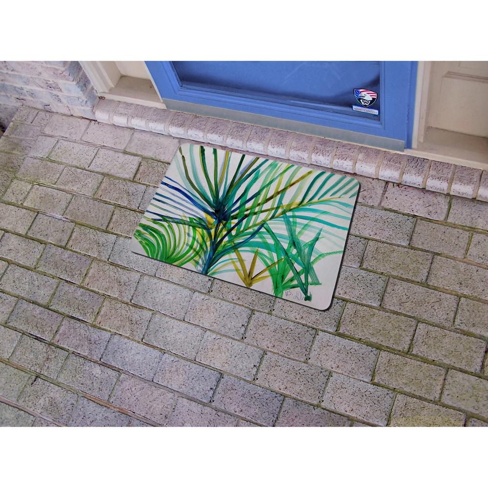 Teal Palms Door Mat 18x26. Picture 2