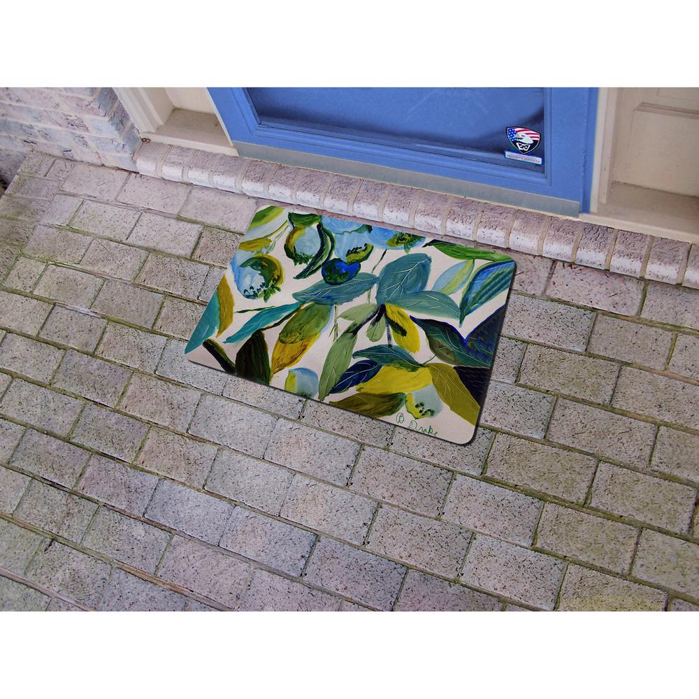 Betsy's Blueberries Door Mat 18x26. Picture 2