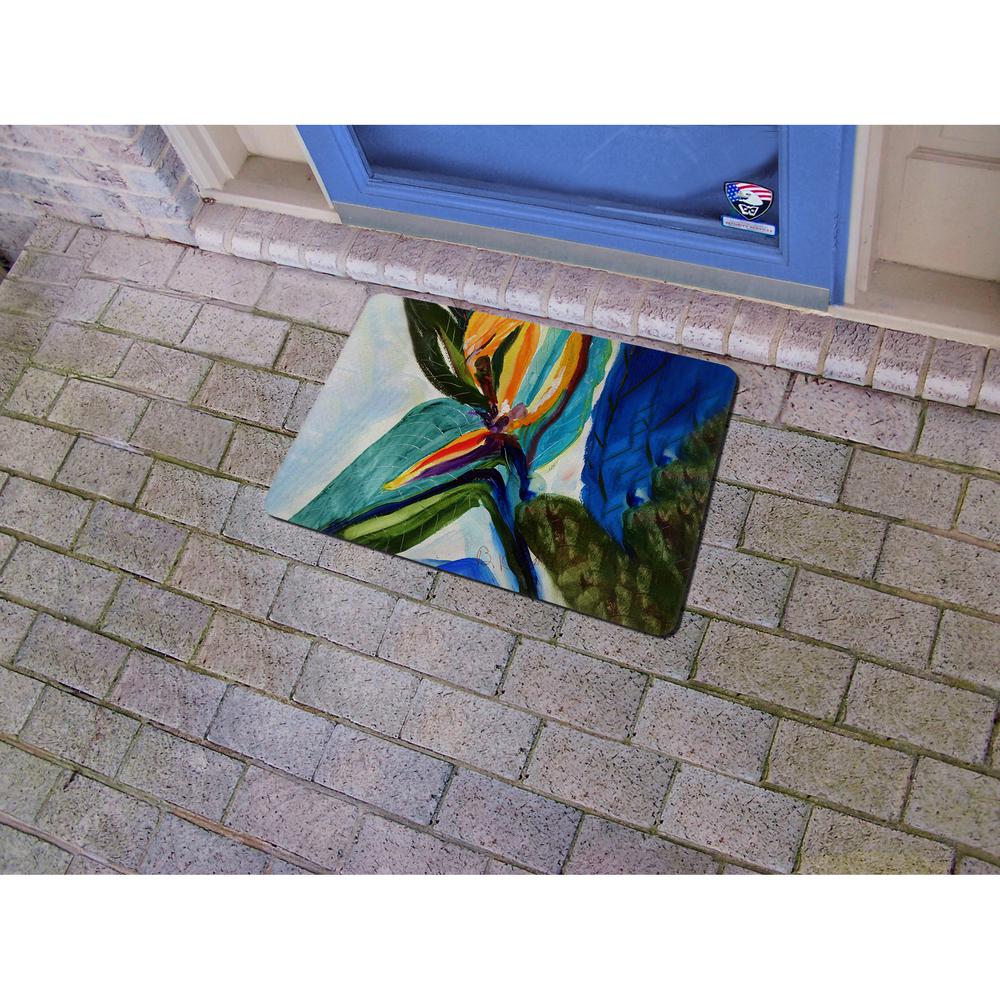 Teal Paradise Door Mat 18x26. Picture 2