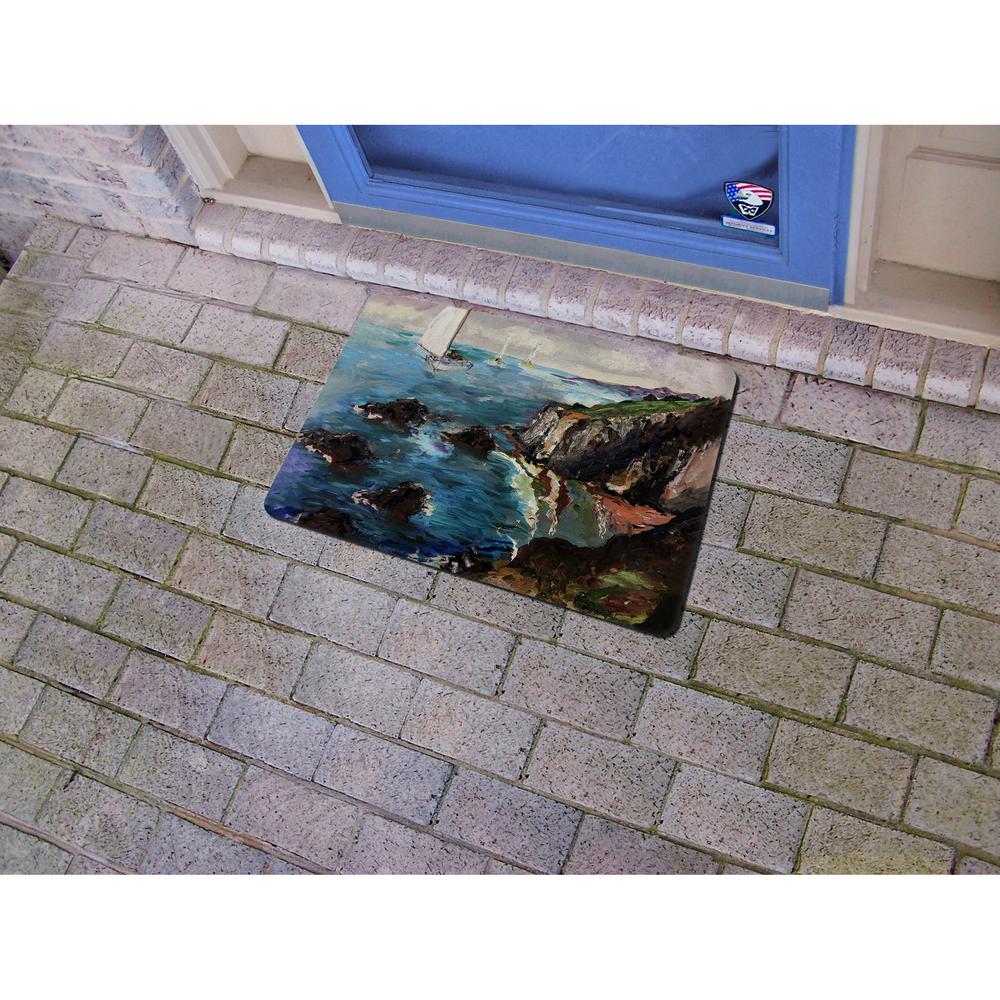Colorful Crab Door Mat, 18x26. Picture 2