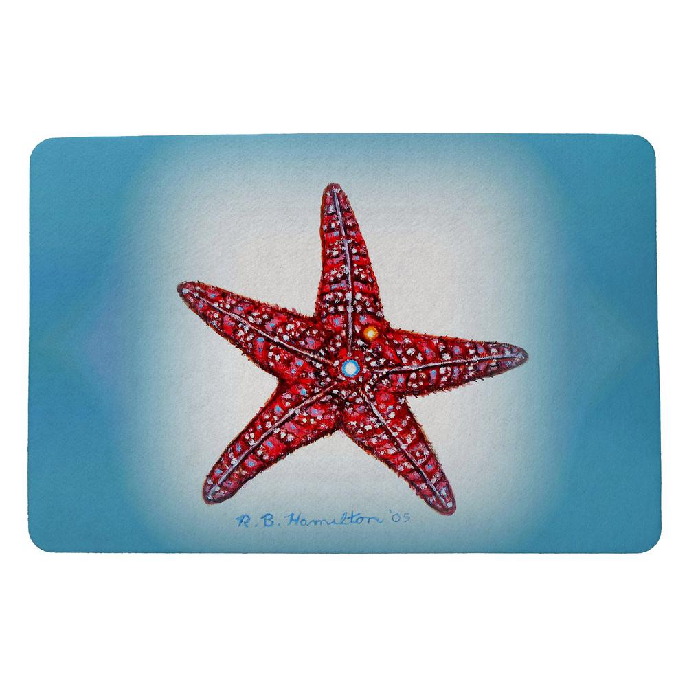 Dick's Starfish Door Mat 18x26. Picture 1