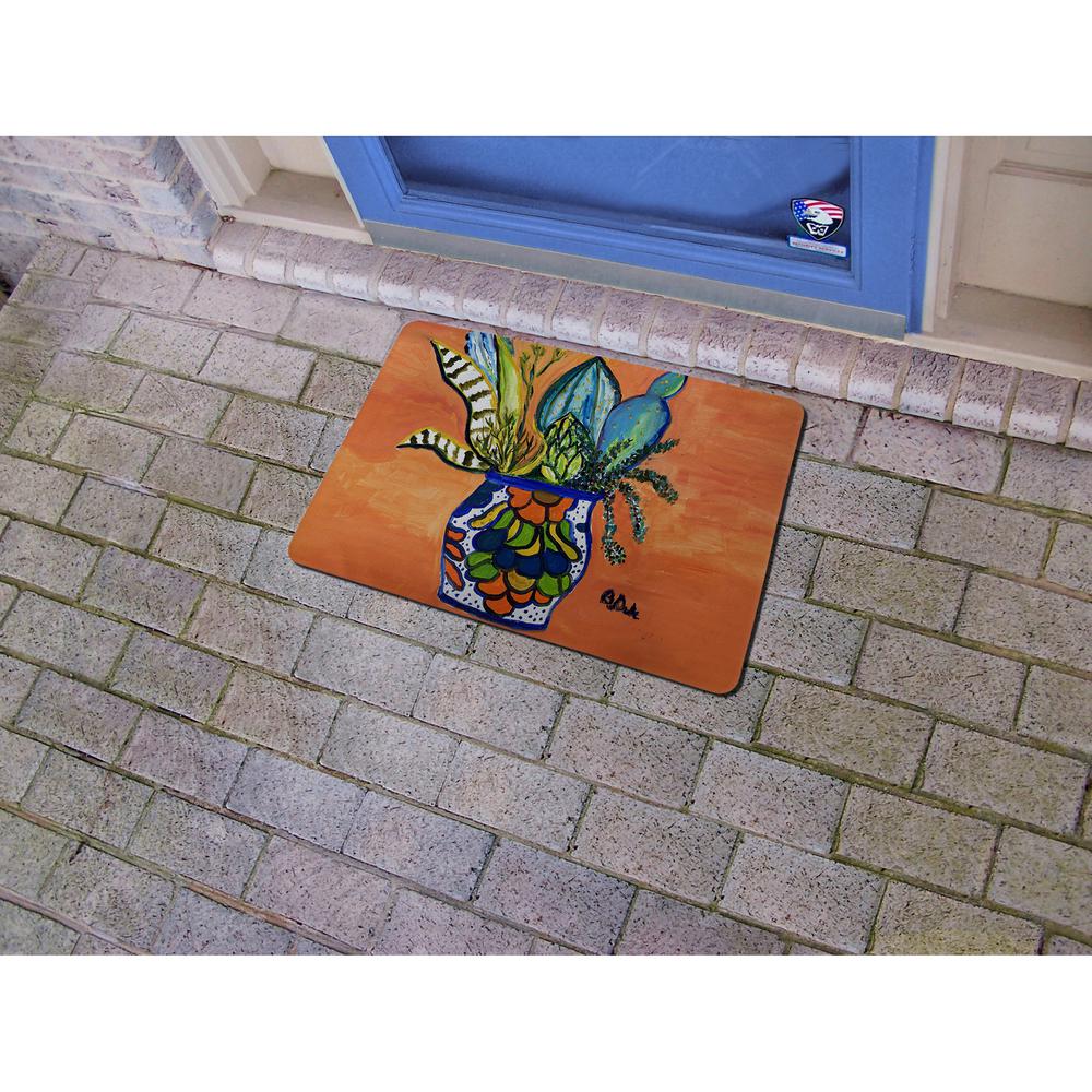 Cactus in Pot Small Door Mat. Picture 2