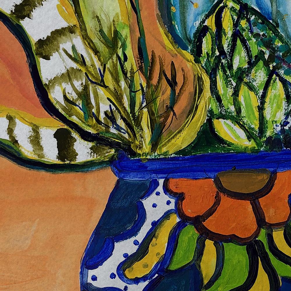 Cactus in Pot Small Door Mat. Picture 3