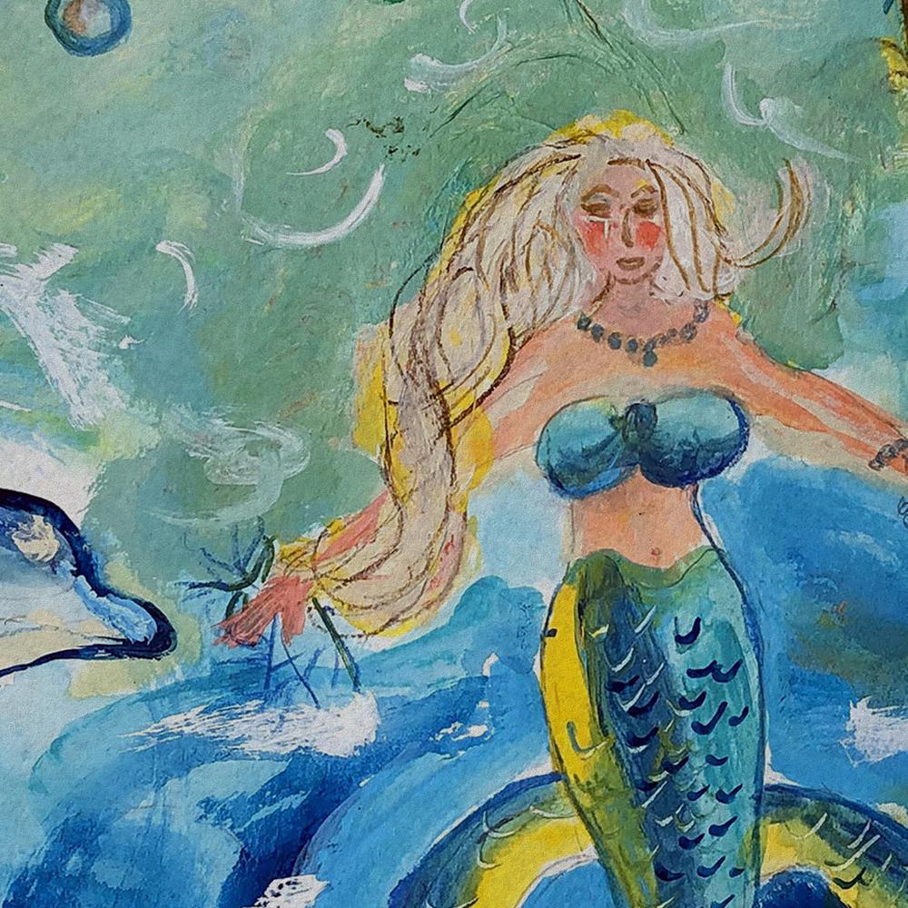 Queen of the Sea Small Door Mat. Picture 3