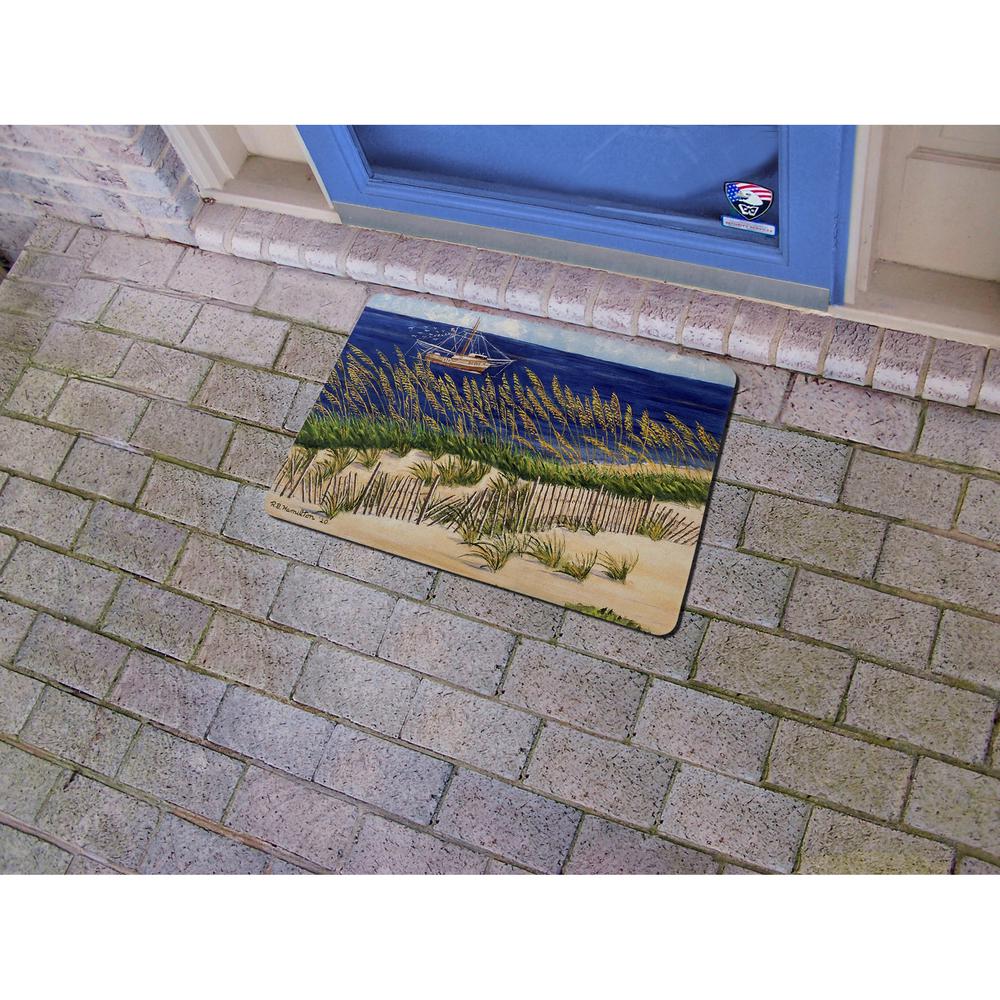 Shrimp Boat & Oates Door Mat 18x26. Picture 2