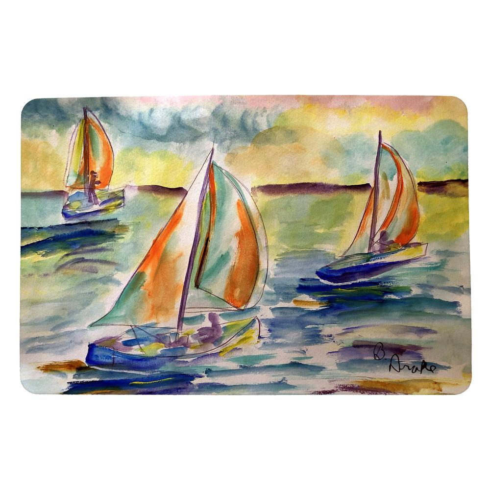 Sail Race Door Mat 18x26. Picture 1