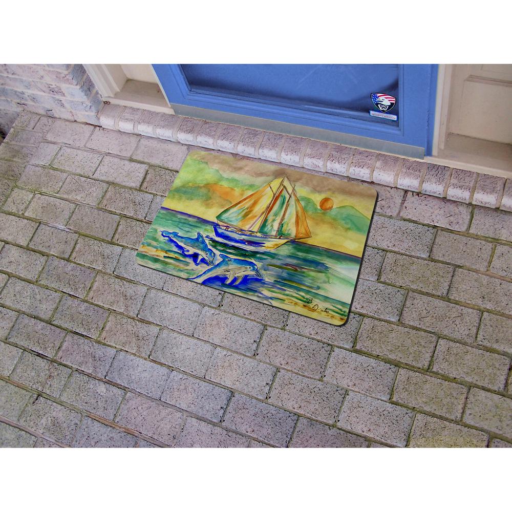 Sunset Sailing Door Mat 18x26. Picture 2