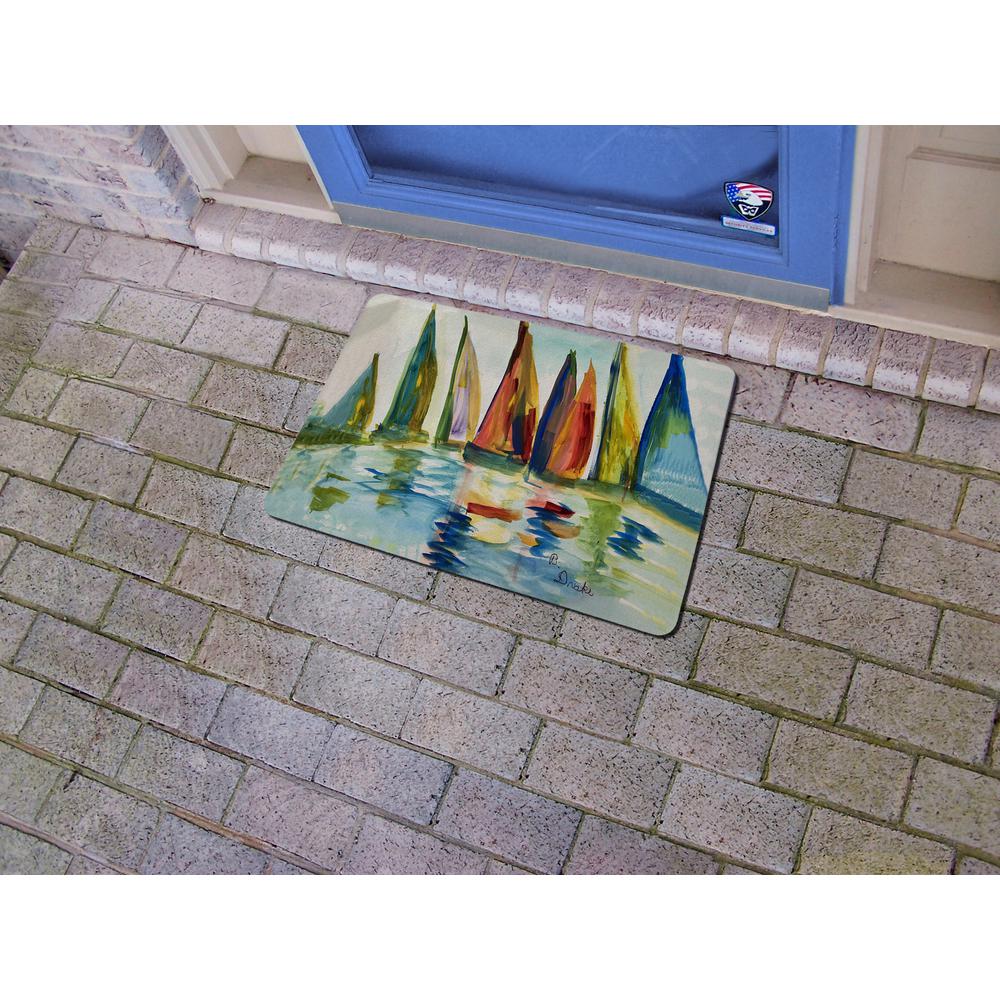 Multi Color Sails Door Mat 18x26. Picture 2
