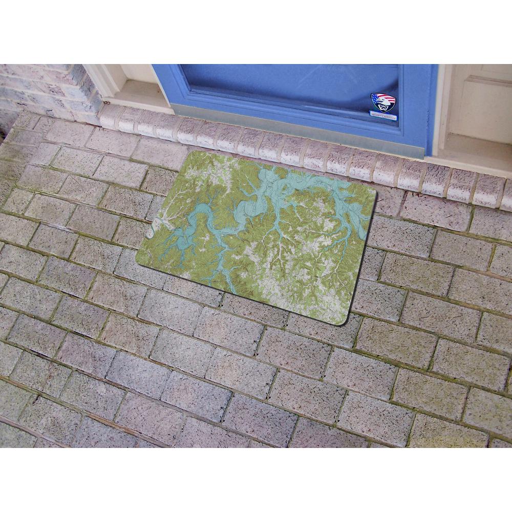 Dale Hollow, TN Nautical Map Door Mat 18x26. Picture 2