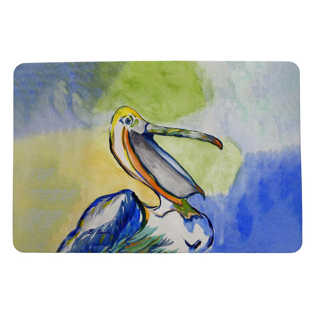 Happy Pelican Door Mat 18x26. Picture 1