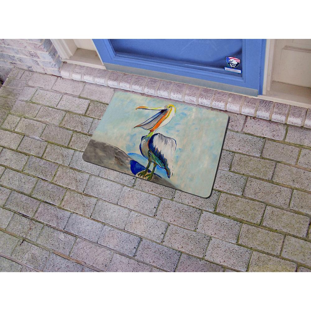 Talking Pelican Door Mat 18x26. Picture 2