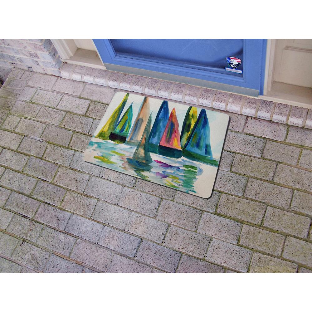 Sail With The Crowd Door Mat 18x26. Picture 2