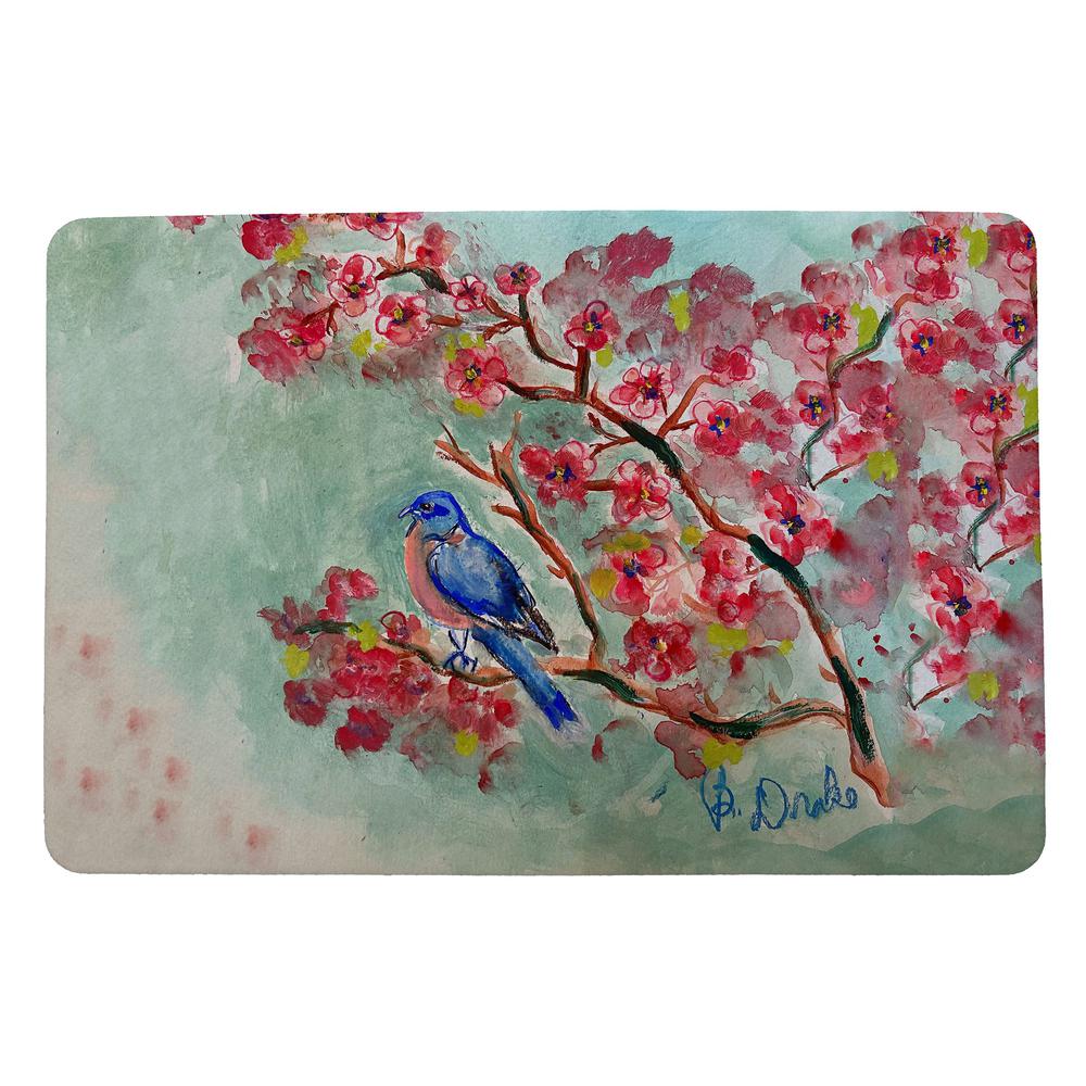 Cherry Blossoms Door Mat 18x26. Picture 1