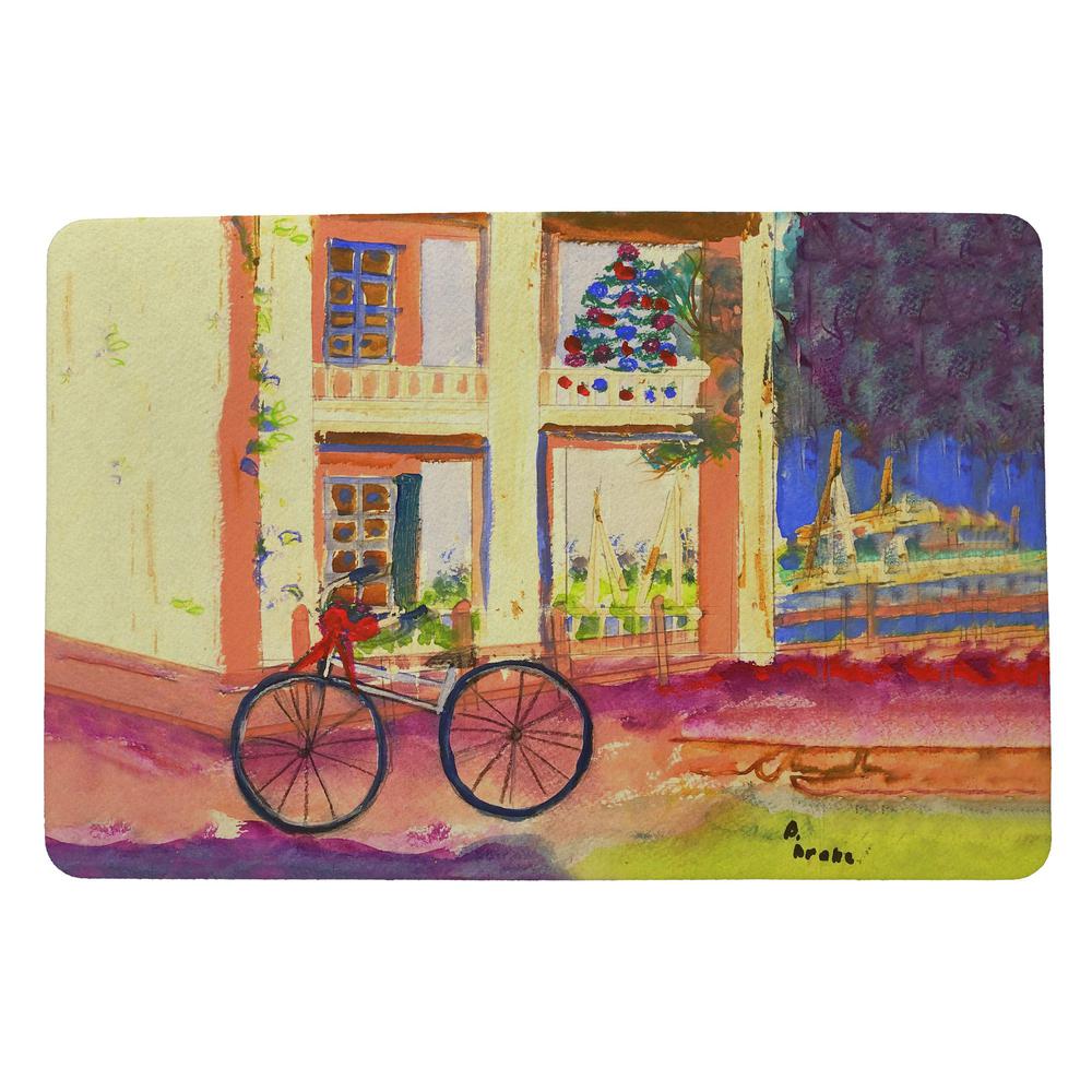 Bike For Christmas Door Mat 18x26. Picture 1
