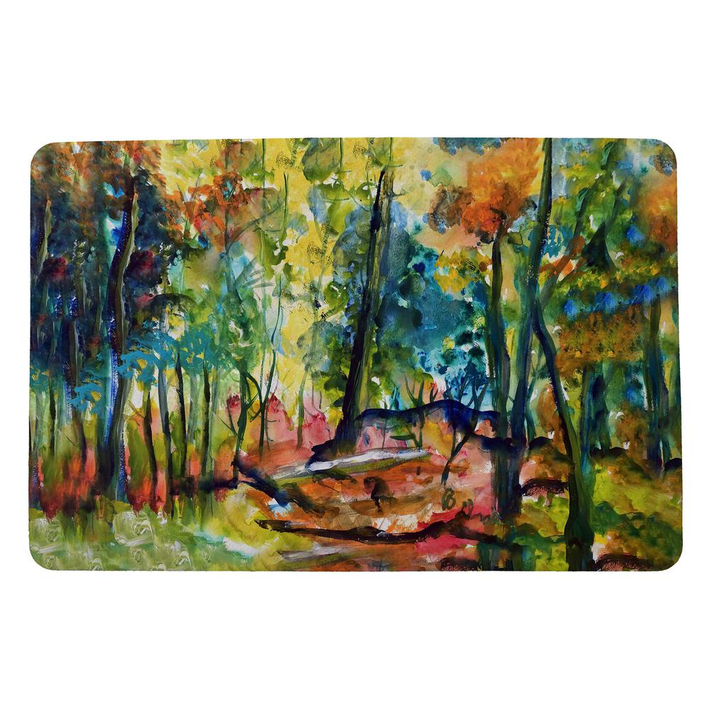 Fall Forest Door Mat 18x26. Picture 1