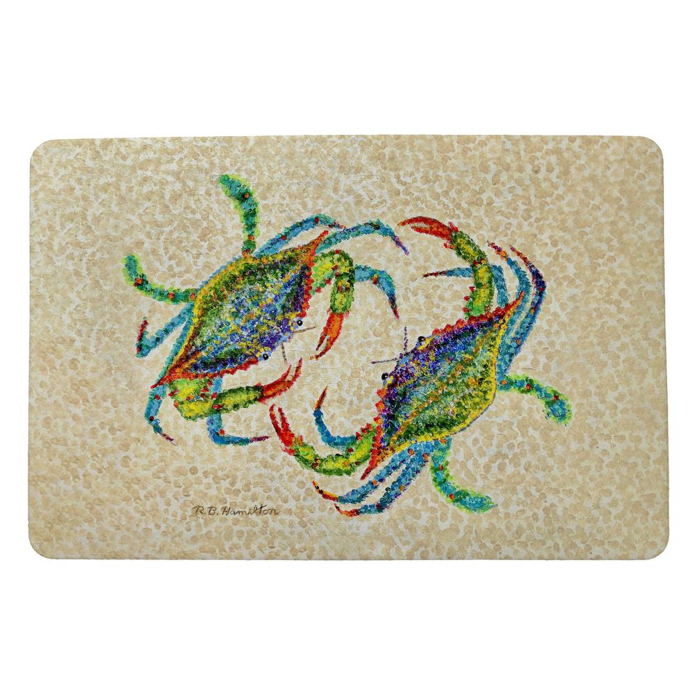 Crab Dance Door Mat 18x26. Picture 1