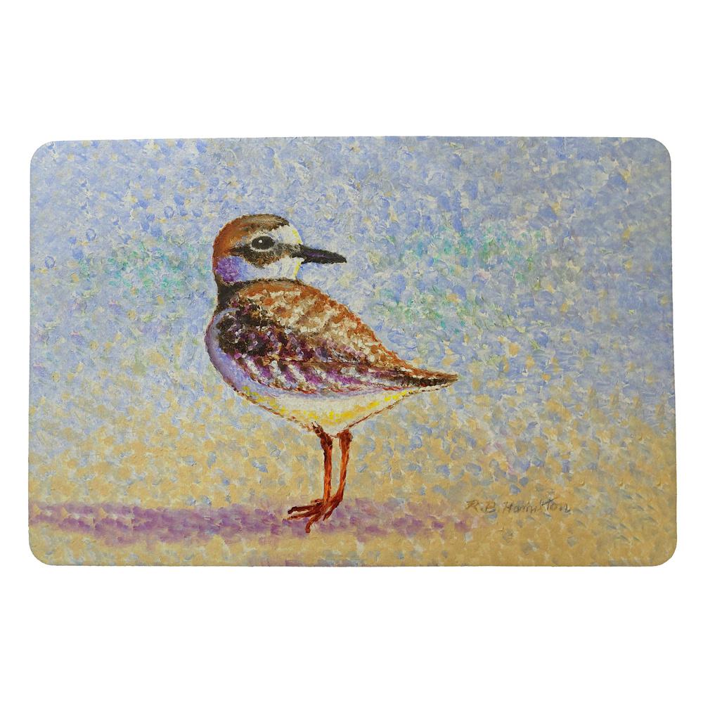 Wilson's Plover Door Mat 18x26. Picture 1