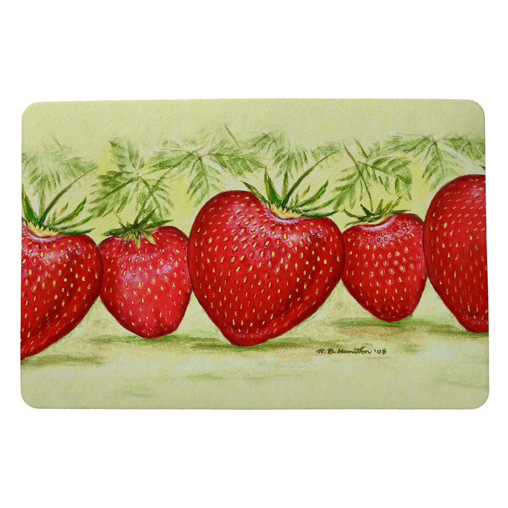 Strawberries Door Mat 18x26. Picture 1